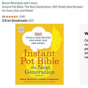 NEW Instant Pot Bible: The Next Generation Cookbook